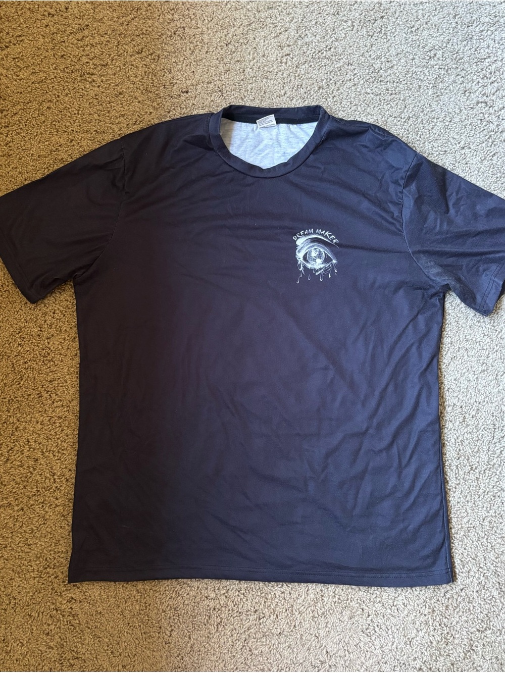 Vans Black Short Sleeve Tee with Eye Graphic